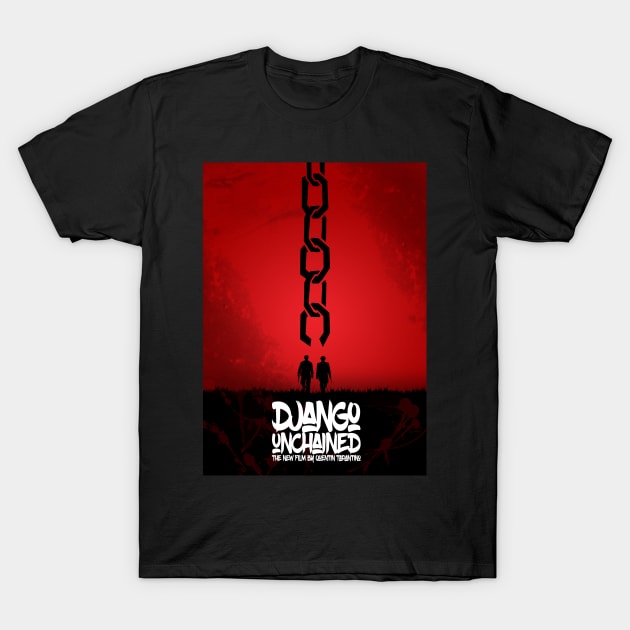 Django Unchained - Minimal - Tarantino Alternative T-Shirt by HDMI2K